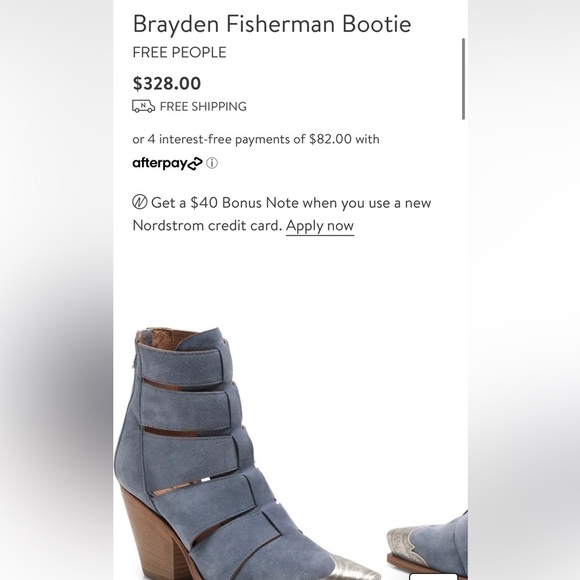 Free People Brayden Fisherman Bootie Size 8 New - Picture 5 of 17